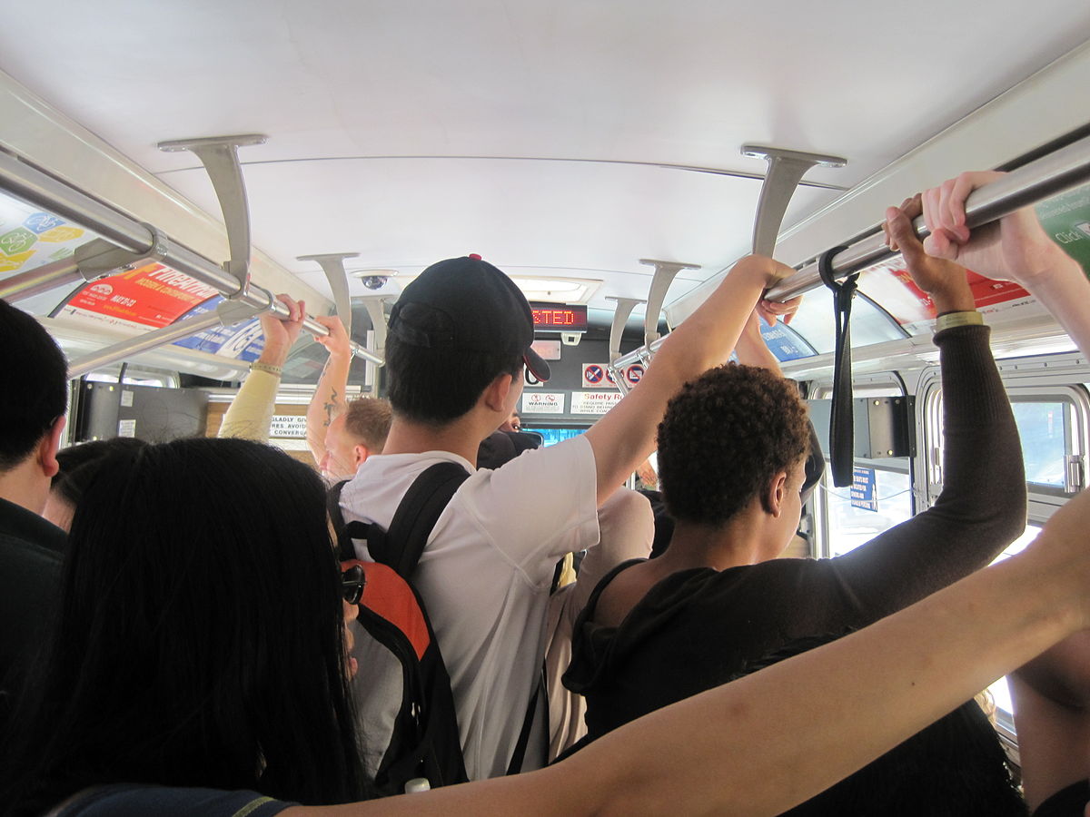 Crowded Bus Functional Transit Winnipeg 